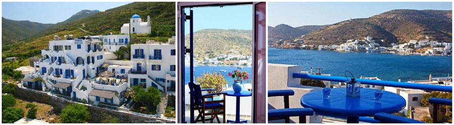 AMORGOS isole cicladi ville case hotel alberghi pensioni agriturismi