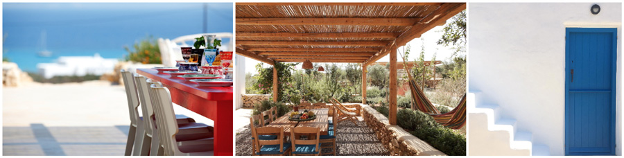 piccolecicladi KOUFONISSI case private pescatori in affitto monolocali con angolo cottura residence di pregio vista mare terrazza balcone spazio all'aperto cucina