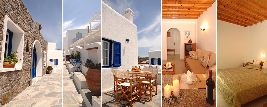 MIKONOS MYKONOS isole cicladi case in affitto monolocali agriturismi vista mare angolo cottura terrazzo privato piscina studios appartamenti resort residence maisonette resort
