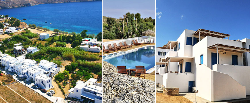case e camere in affitto a SERIFOS ville indipendenti appartamenti sulla spiaggia strutture alberghiere economiche bed and breakfast