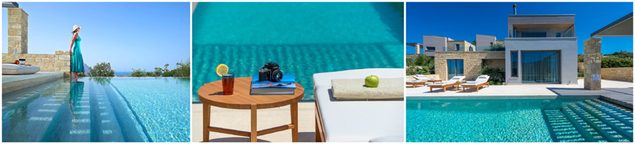 CRETA grecia boutique hotel con mezza pensione villaggi camere in affitto locanda taverna alloggi caratteristici all'interno dell'isola de charme resort maisonettes cottages mansarda in affitto terrazza panoramica vista tramonto
