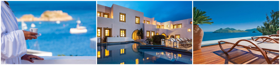 DODECANNESO PATMOS casa indipendente balcone terrazzo veranda terrazza vista panoramica mare tramonto villa esclusiva con piscina giardino barbecue parcheggio