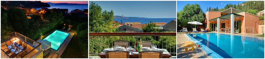 CORFU KERKYRA isole ioniche ionie case in affitto appartamenti strutture alberghiere pensioni room camere bungalow maisonette alberghi economici bed and breakfast agriturismo vista mare