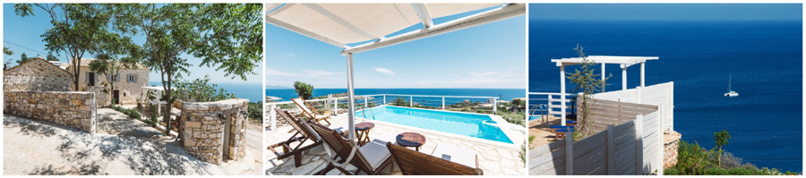isola di ZANTE mare ionico ionie villa esclusiva indipendente con piscina giardino barbecue affitti estivi settimanali luglio agosto spiaggia di sabbia bianca attrezzata privata sdraio ombrelloni lettini