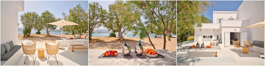 KIMOLOS casa sulla spiaggia con piscina prima colazione inclusa accesso spiaggia privata affitto settimanale