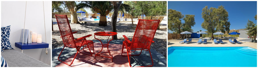 KIMOLOS GRECIA villa esclusiva indipendente con piscina giardino barbecue affitti estivi settimanali luglio agosto spiaggia di sabbia bianca attrezzata privata sdraio ombrelloni lettini