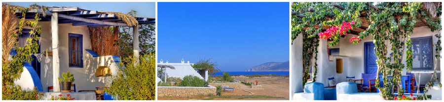 isola di KOUFONISSI EGEO casa vacanza boutique hotel de charme bungalow resort sulla spiaggia con piscina vista panoramica tramonto residence con appartamenti in affitto 