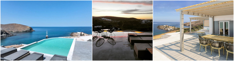 MYKONOS MYCONO villa indipendente con piscina accesso alla spiaggia prima colazione inclusa resort case sul mare residence