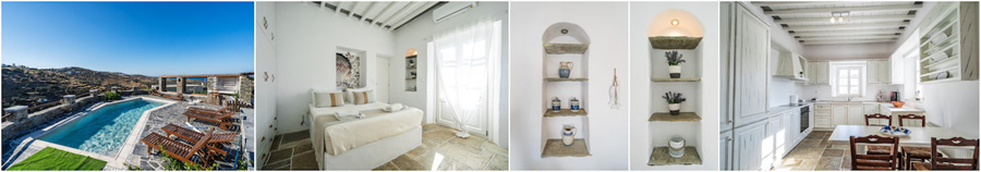 SIFNOS isole cicladi cicladiche ville case bungalow resort dependence maisonette casa vacanze soggiorni settimanali auto moto scooter a noleggio