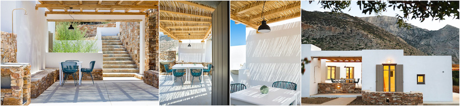 SIFNOS KAMARES villa con piscina casa sul mare veranda attrezzata spiaggia privata colazione inclusa