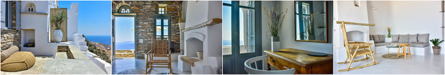 TINOS GRECIA TINO isole appartamento studio angolo cottura resort bungalow sulla spiaggia noleggio auto scooter moto traghetti aliscafi navi veloci collegamenti marittimi